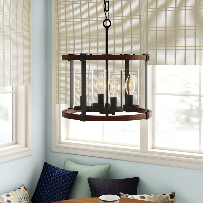 Fussell 4 - Light Dimmable Drum Chandelier
