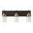 Addam 3 - Light Dimmable  Vanity Bathroom Wall Sconce With Clear Glass-660575399
