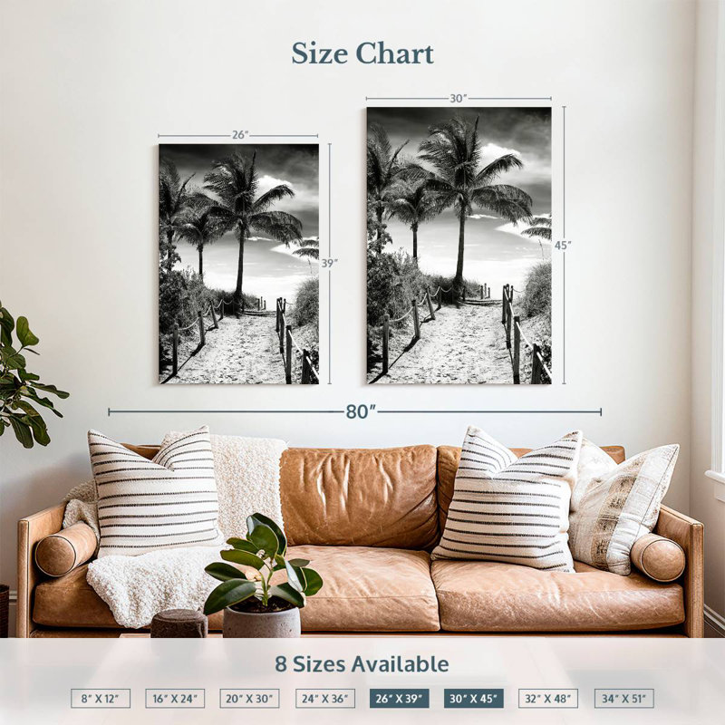 Aime Boardwalk On The Beach - Miami - Floride III, H 39 po x l 26 po