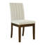 Ensemble de 2 chaises de salle à manger rembourrées à dossier rainuré-1853178907