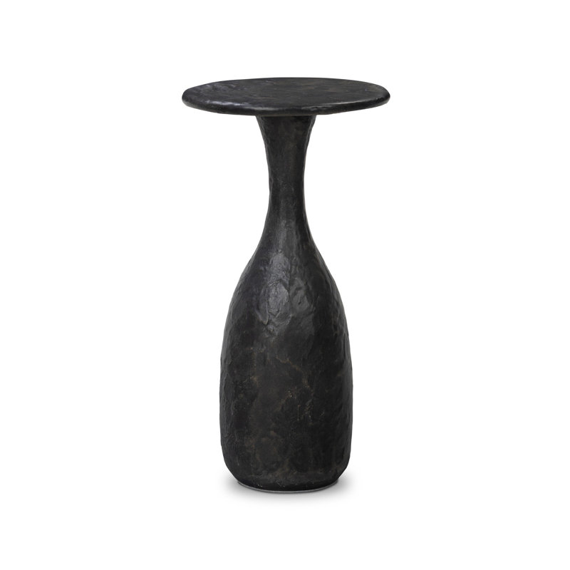 Table de bout Hinderliter, Béton obsidienne