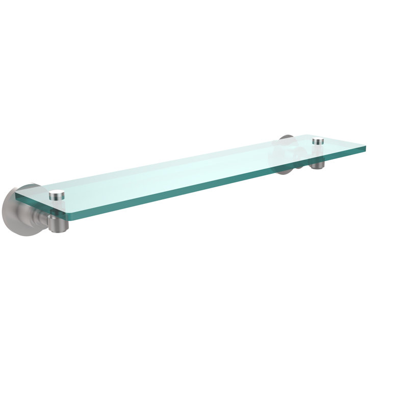 Arviso Bracket Shelf, 22", Satin Chrome