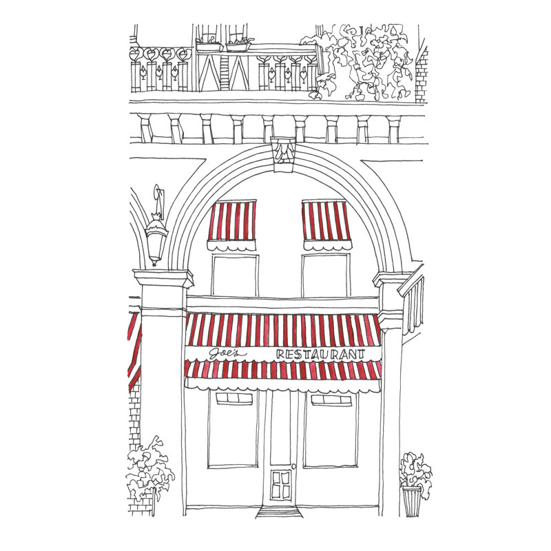Striped Awning IV by Regina Moore - Wrapped Canvas Art Prints, 46cm H x 30cm W x 3.8cm D