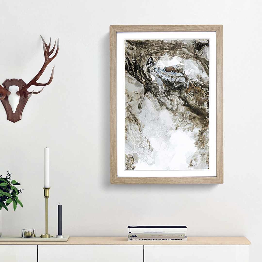 Needing the Beat in Abstract - Framed Print