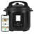 Chef Iq Multi-Functional Smart Pressure Cooker Rj40-6-Wifi, Pairs With App Via Wifi For Meals In An Instant, Built-In Scale & Auto Steam Release, 6 Qt (Refurbished)