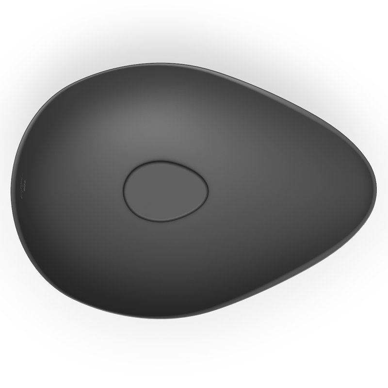 RUY OHTAKE VESSEL SINK, 21.25", , Matte Black