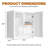 24" Laundry Wall Amount Cabinet-119628998
