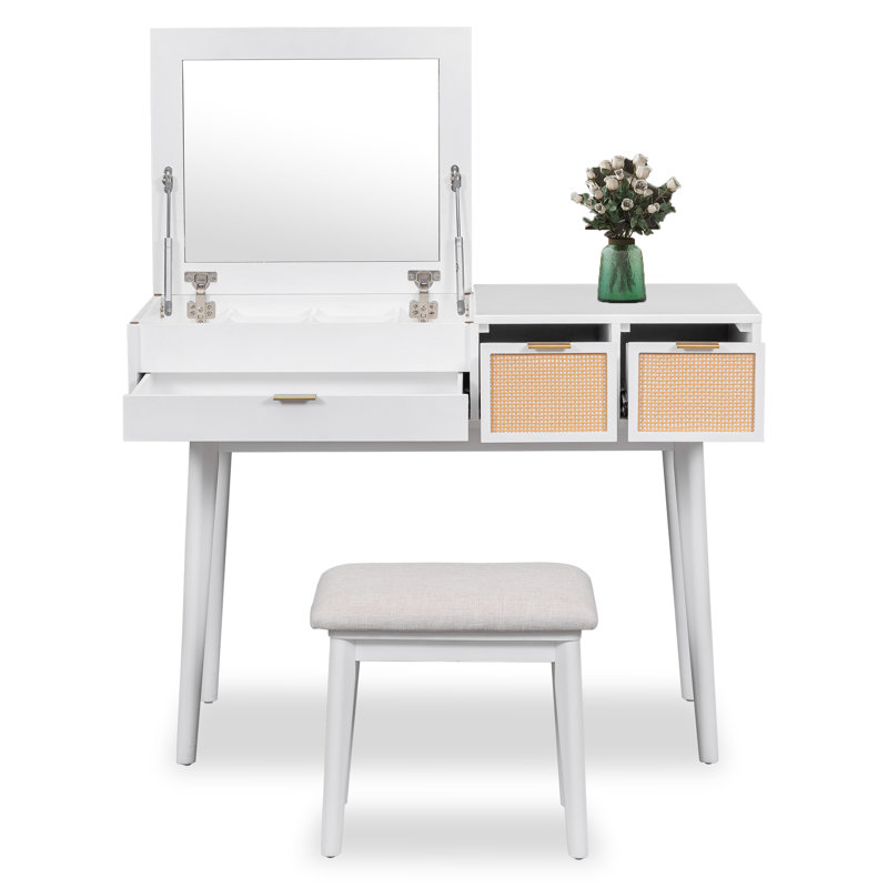Ensemble coiffeuse Tusarora, Blanc