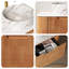 Meuble-lavabo flottant moderne de 36 po avec façade incurvée, rangement à grain de bois et lavabo en céramique à motif de pierre - conception murale facile pour un espace élégant-199388722-199388723