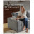 Goudy Boneless Compression Sectional Sofa with Back Cushions & Pillows-117899233