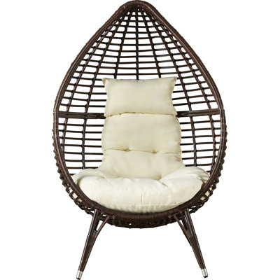 Dixion Teardrop Patio Chair with Cushions