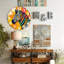 Horloge murale colorée zébrée pour décoration intérieure - Horloge murale 12 po
