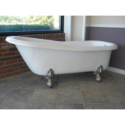 Imperial 66" x 30" Clawfoot Soaking Bathtub