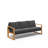 Arunas 79.5" Wide Aluminum Patio Sofa With Cushions-1256352953