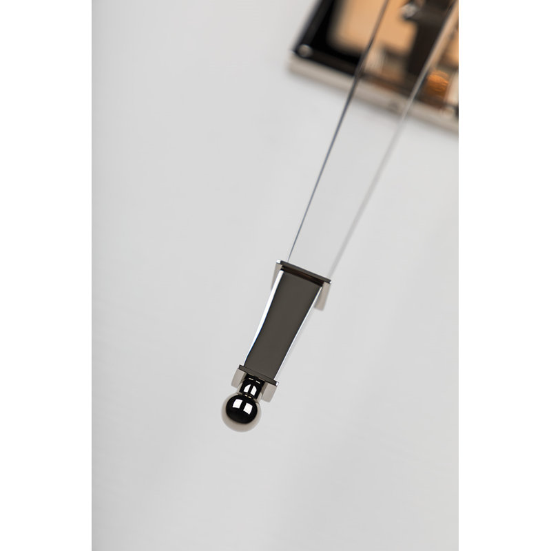 Ruskin 1 - Light Wallchiere, Polished Nickel