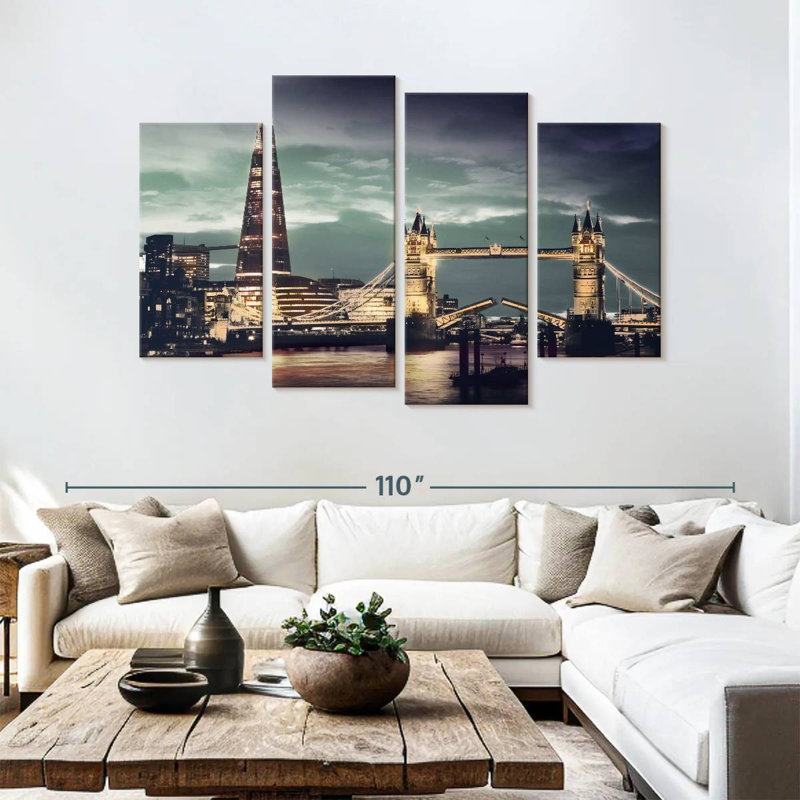 Lynelle London Dusk Lights, 54'' H x 84'' W