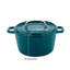 Cocotte en fonte antiadhésive ronde avec couvercle