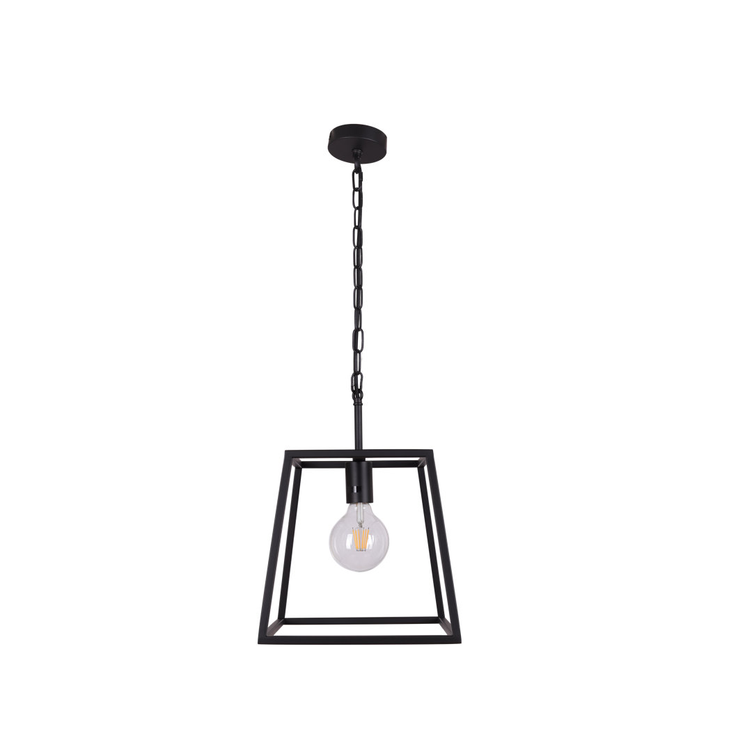 Jonquel 1 - Light Matte Black Single Pendant