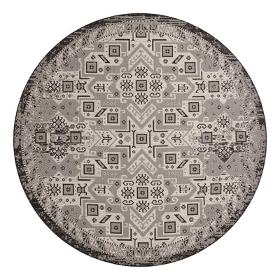 Alucard Southwestern Blue Indoor / Outdoor Area Rug