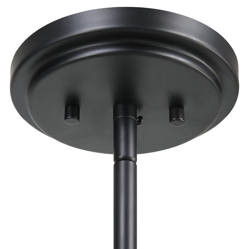 Gana 4 - Light Matte Black Shaded Pendant