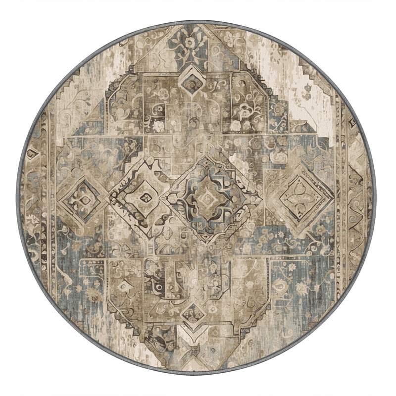 Heritage Bloom Rug, Round 5'