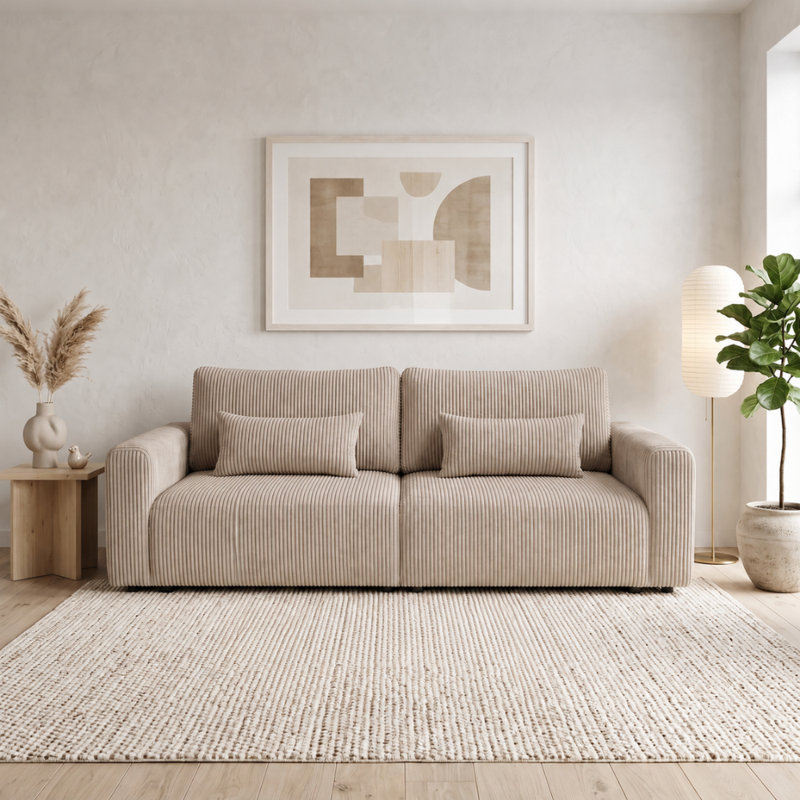 Sectional, Beige POSO 2