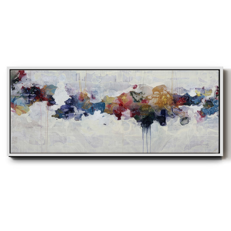 Odd Water - Framed Canvas, 8" H x 20" W