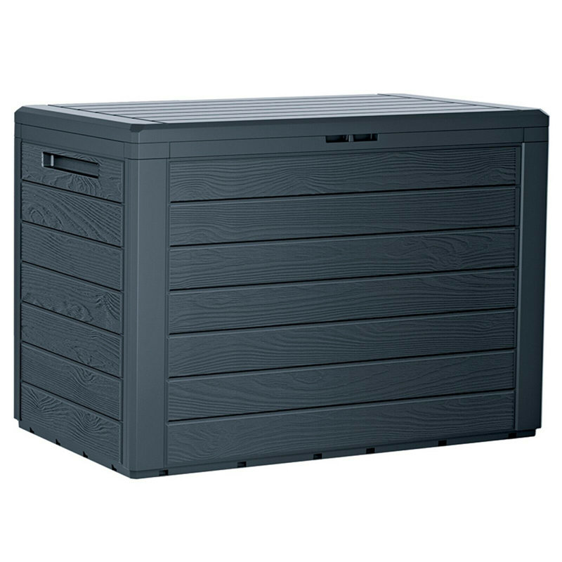 WFX Utility 78cm W 190L Water Resistant Plastic Lockable Deck Box