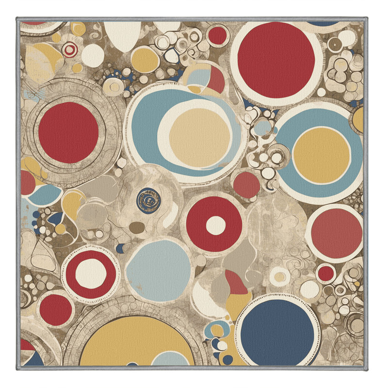 Dynamic Beam Rug, Square 7'