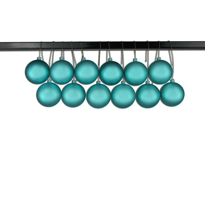 Ornement boule solide, Turquoise