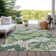 Malek Washable Abstract Indoor / Outdoor Rug