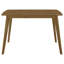 Table de salle à manger avec pieds inclinés