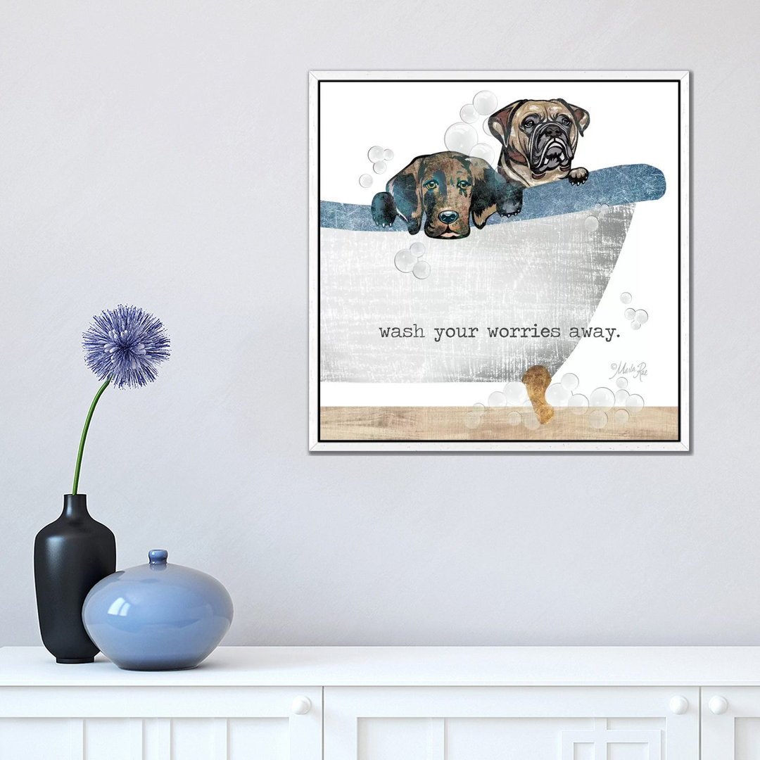 Wash Your Worries Away by Marla Rae - Print on Canvas