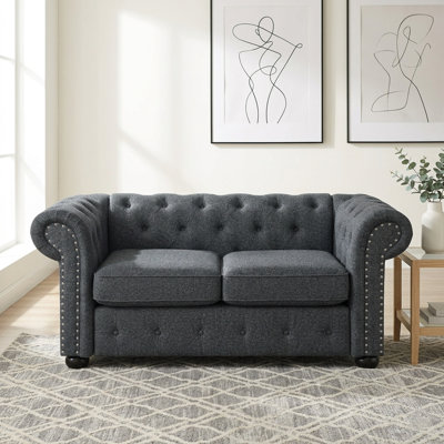 Causeuse Chesterfield 67,72 po Gleda