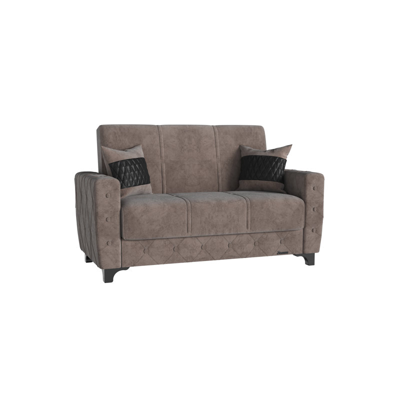 Causeuse convertible avec rangement Primenest Ingund Collection, Beige