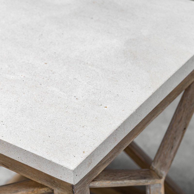 Charma Stone Top End Table