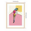 «Tropical Bird IV» par Project C, reproduction d'art encadrée sur bois-942157228