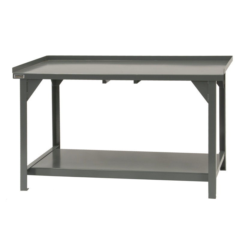 Steel Top Workbench, 34" H x 60" W x 30" D