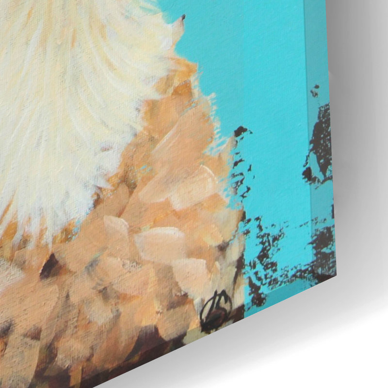 "Llama Sue" par Lucia Stewart, H 24 po x l 12 po