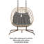 Double avec coussin de chaise suspendu-677643003-677642996