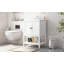 Meuble-lavabo moderne avec tablette ouverte