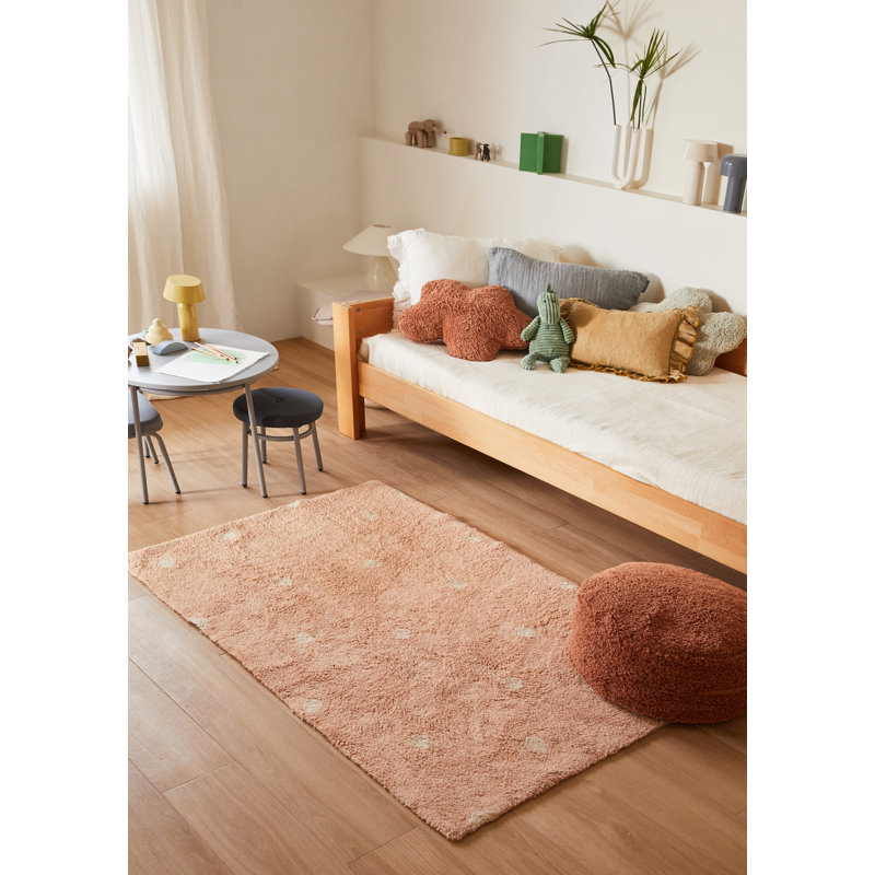 Pyjama Party Round Pouf, Chestnut