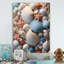 Décoration murale en métal Beach Photo Seashell Collage II - Animaux-1016798131