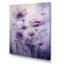 Violet Veil Delicate Poppies Moment - coquelicots, art mural-1220019335-1220019334