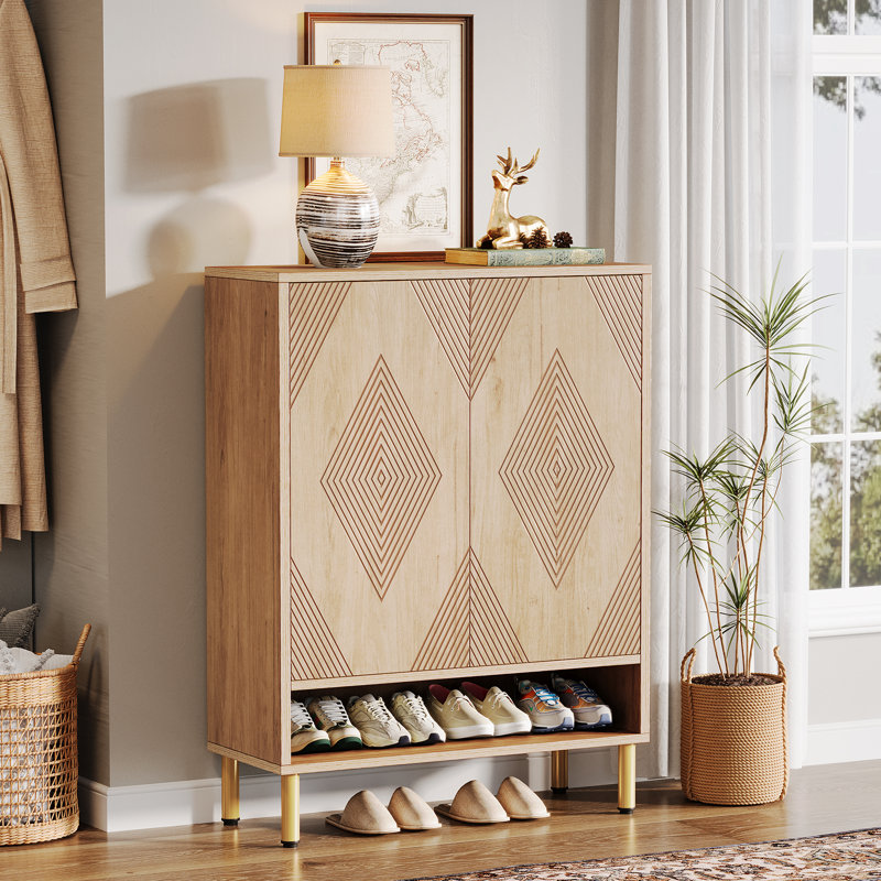24 Pair Shoe Storage Cabinet