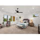 52'' 3 Blade Ceiling Fan with LED Light Kit