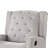 Manie Swivel Glider Manual Recliner, Solid Wood, Burlap-106065293