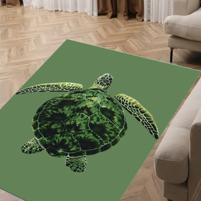 Non-Woven Soft Type Printed Rug with Beautiful Floral Design and Vibrant Colors for a Stylish Touch in Any Space