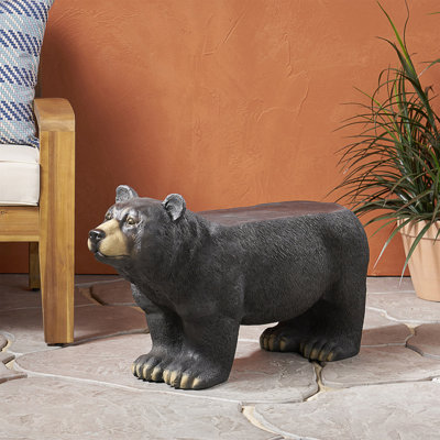 MGO BEAR BENCH, Concrete Outdoor Bench, Outdoor Bench