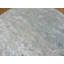 Tapis gris rond en soie noué à la main de conception unique 10 pi